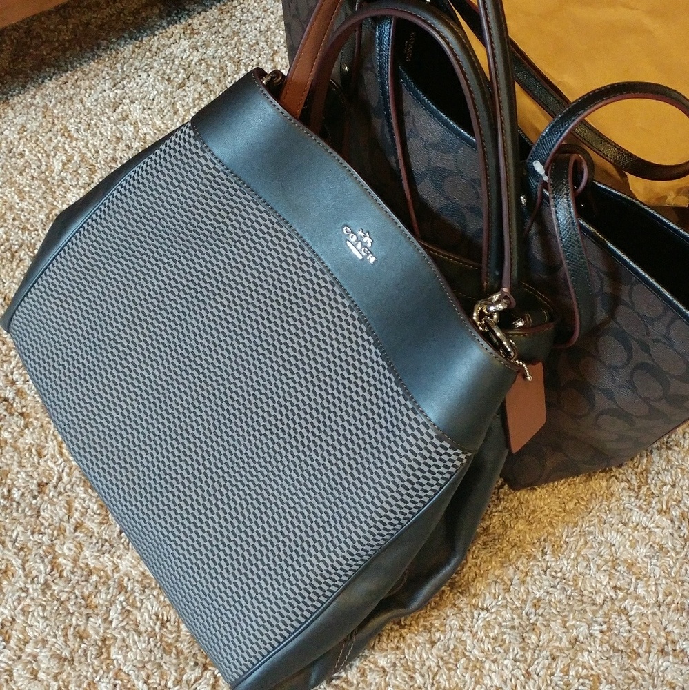 { Coach } Legacy Jacquard Luxury Shoulder Bag